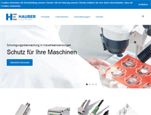 Tablet Screenshot of hauber-elektronik.de